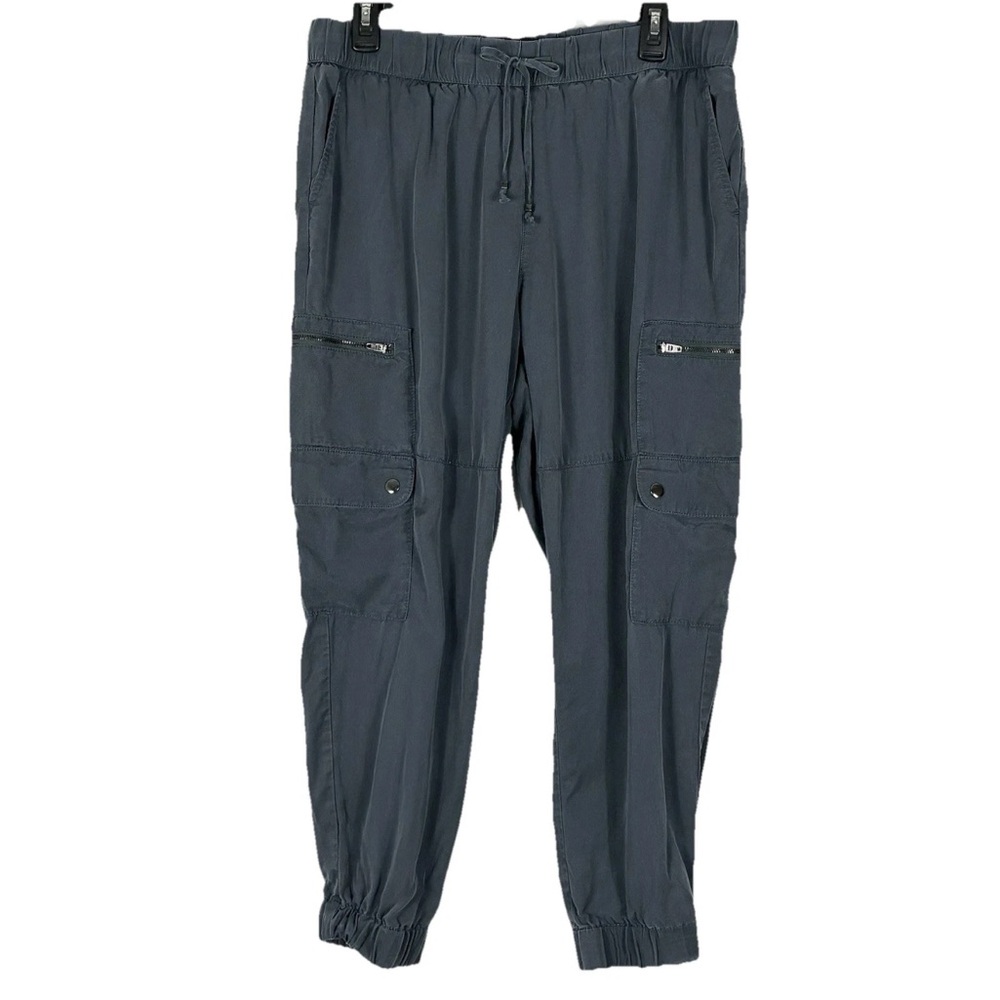 Banana Republic Lyocell Cargo Joggers Petite Large Utility Gorpcore Streetwear